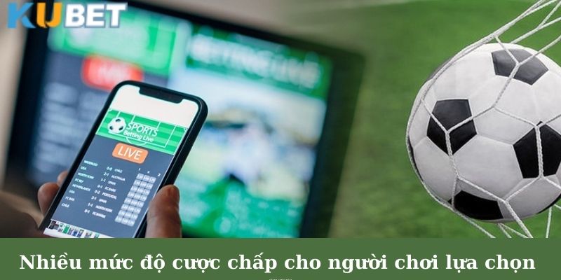 Nhiều mức độ cược chấp cho người chơi lựa chọn 